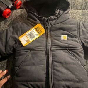 Carhartt Charcoal Hooded Jacket